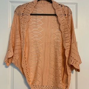 Knit shawl/kimono
